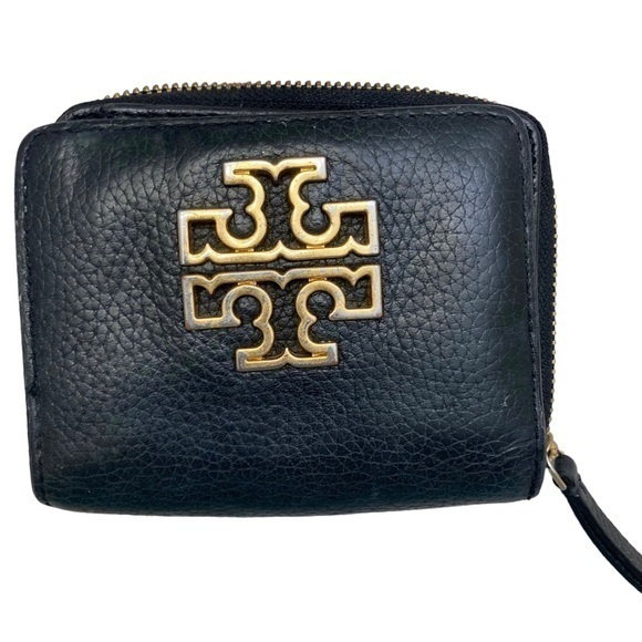 Tory Burch Handbags - Tory Burch black leather compact wallet